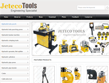 Tablet Screenshot of jeteco-tools.com